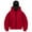 Red, variant on TTUHYWXI Men Women Mask Zipper Sport Hoodie, Long Sleeve Hoodie with Mask, Hoodie Pullover Sweatshirt Hooded Top (Clear, M)