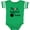 Football Green and White, variant on Inktastic My 1st Basketball Season Girls Baby Bodysuit