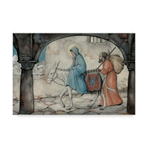 Trademark Fine Art 'Virgin Mary In The Town' Canvas Art by Anton Pieck