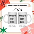 thumbnail image 5 of Worlds Best Boss Mug,Worlds Best Boss,Worlds Best Boss Mug The Office,Coworker Gifts,Boss Ceramic Mug-11Oz Coffee Milk Mug Cup, 5 of 5