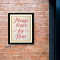thumbnail image 5 of Designs ByLITA Please Leave By Nine, 5 x 7 Black Wall Print (Framed) | Funky Home Décor, 5 of 6