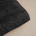 thumbnail image 4 of REGALWOVEN Set of 2 Throw Pillow Covers, Soft Fluffy Cushion Covers Double Sided Plush Pillow Covers Black 16" x 16", 4 of 5