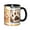 Black, variant on Old Wooden Board Vintage Colorful Coffee Mug Fun Custom Ceramic Mugs 11oz Black