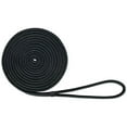 thumbnail image 3 of Extreme Max 30062117 BoatTector Double Braid Nylon Dock Line - 1/2 x 20 Black 1, 3 of 4