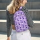 thumbnail image 5 of Disketp Violet Mochila de Lona Estampada, Mochila Escolar de Viaje Ligera para Estudiantes y Portátil-Small, 5 of 5