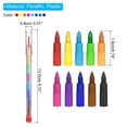 thumbnail image 2 of Crayones Apilables Uxcell, Paquete de 10 Crayones Redondos Apilables de 10 Colores, 2 of 6