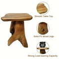thumbnail image 6 of [Unique | Natural] Unique Live Edge Wood Small Side Table | Freeform Natural  Stand For Garden, Yard, Living Room, Bedroom, Mushroom Stool, 6 of 9