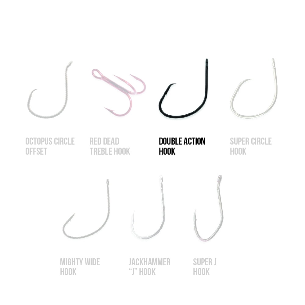 Team Catfish Double Action Circle Hook, Size 3/0, 5 Count