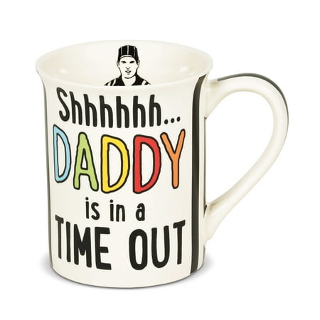 

Mug - Enesco - Our Name is Mud - Shhh Daddy Time Out Coffee Cup 16oz 6006400