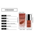 thumbnail image 4 of Liquid Eyeshadow Long Lasting Crease Proof, Wine Red Glimmer Eyeshadow Liquid, Blendable Water-Based Shimmer Eyeshadow Makeup, 3ml, 4 of 4