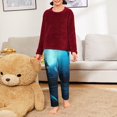 thumbnail image 6 of Wukai Happy Halloween-1 Print Teenagers' Pajama Pant Sleep Pajama Lounge Pant PJ Bottoms with Pockets and Button Fly(Available in Big & Tall)-Small, 6 of 6