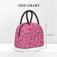 thumbnail image 2 of Salouo Strawberry Floral for Insulated Lunch Bag for Women/Men - Leakproof Cooler Tote Bag Organizer - Reusable Lunch Box for Office Picnic Hiking Beach-One Size, 2 of 6