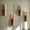 Circle hook 4pcs, variant on 4PCS Bohemian Solid Wood Creative Wall Door Back Shelf Simple Home Homestay Bedroom Decoration Storage