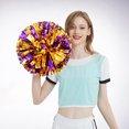 thumbnail image 2 of Event & Party Supplies 2PCS Cheerleading Handheld Colorful Flowers for Sports Activities Performance Cheering with Lightweight Finger Ring Buckle Design 2PCS, 2 of 4