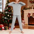 thumbnail image 4 of RXMEKW Girls Long Sleeve Tops, Solid Color Set for 5-14 Years, 4 of 9