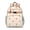 Beige-2, variant on Floral Boho Chic Students School Bag Colorful Retro Hippie Backpack with Ethnic Tribal Aesthetic Style, Ideal for Travel
