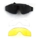 thumbnail image 2 of Gafas para deportes al aire libre con 3 lentes intercambiables Gafas todoterreno Visión nocturna Gafas de seguridad resistentes al impacto para montar en bicicleta YUNYI BRAND Deportes, 2 of 8