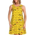 thumbnail image 1 of Disketp Funny Ducks para Vestido sin Mangas para Mujeres, Vestidos de Verano para Mujeres, Casual y Holgado para la Playa, 1 of 7