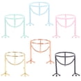 thumbnail image 7 of 6Pcs 6 Colors Carbon Steel Beauty Sponge Blender Holder Makeup Cleaning Sponge Stand Mixed Color 7.55x5.8x6.1cm Inner Diameter: 5.2cm 1pc/color 6 colors 6pcs, 7 of 7