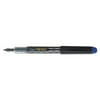 Pilot Varsity Disposable Stick Fountain Pen, Black Barrel, Blue Ink, Medium Pt, 3 Count