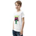 thumbnail image 3 of Gaming Youth Short Sleeve for Boys – Video Game T-Shirt, Gamer Gift, Level Up Shirt, Cool Boys Graphic Tee (White, XL), 3 of 3
