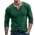 thumbnail image 2 of VEKDONE Mens Henley Shirts Lightweight Long Sleeve Pullover Slim Fit Athletic Casual Sweatshirts Comfortable Tops for Outdoor Activities, 2 of 6