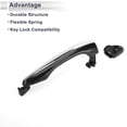 thumbnail image 3 of Manijas de puerta exterior del lado izquierdo de Unique Bargains para Kia Optima 2011-2015, reemplazo duradero de manija de puerta No.826512T010 ABS 1 pieza, 3 of 6