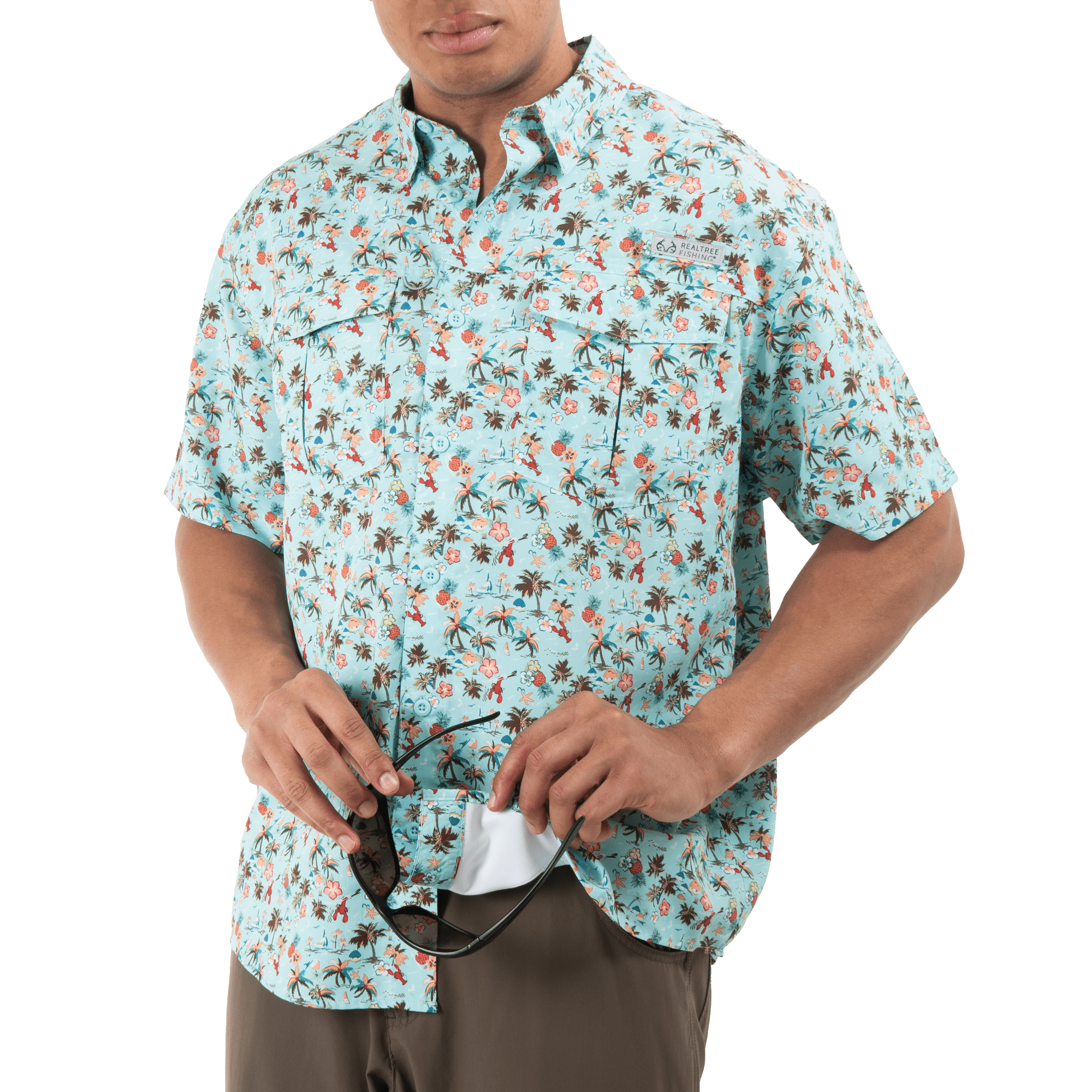 Realtree Men's Beachside Retreat 2XL Short Sleeve Guide Shirt