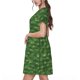 thumbnail image 2 of Disketp Cactus 3 para Vestido de Manga Corta para Mujeres, Vestidos de Verano para Mujeres, Casual y Holgado para la Playa, 2 of 6