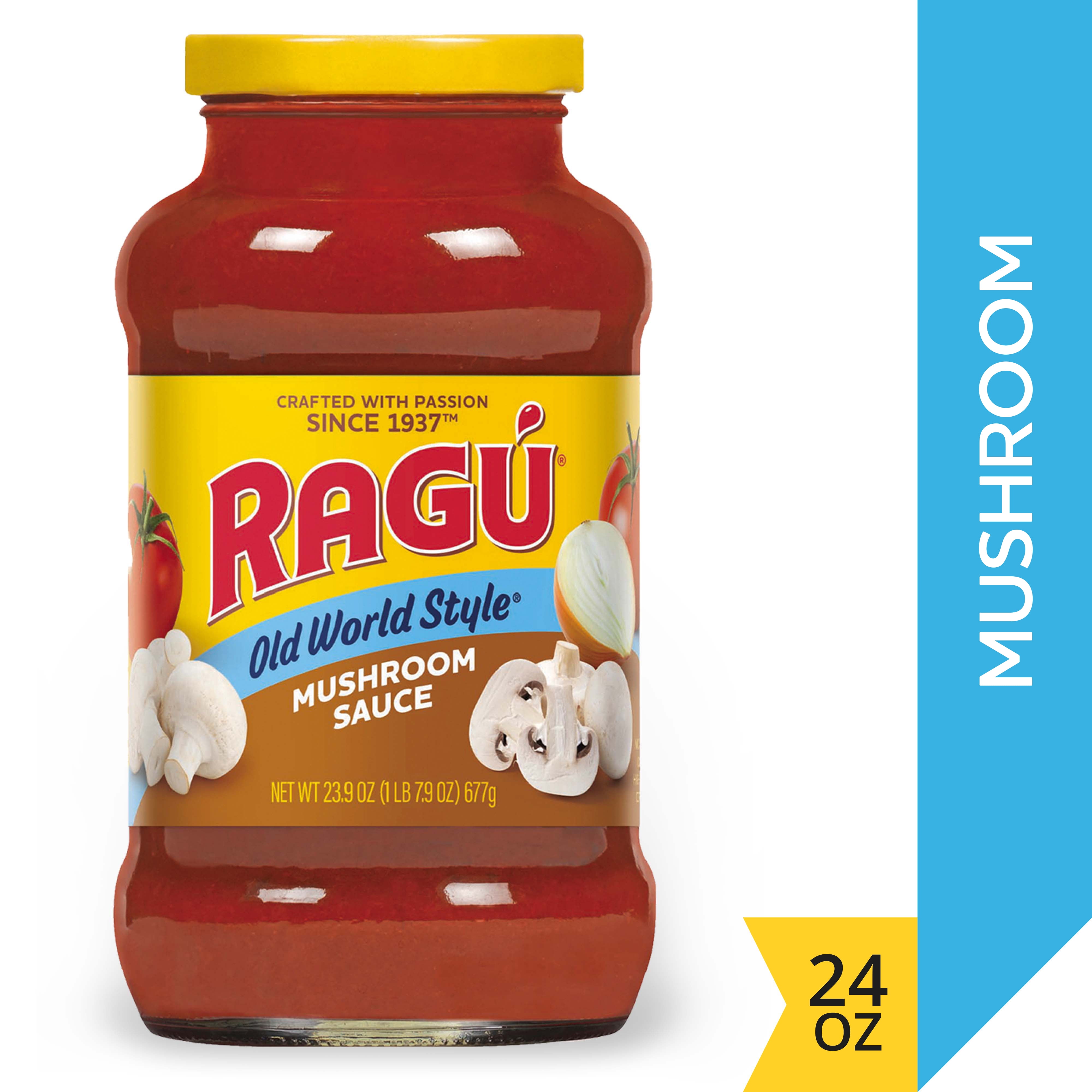 Ragu Old World Style Mushroom Sauce, Perfect for Italian Style Meals at