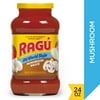 Ragu Old World Style Mushroom Sauce, Perfect for Italian Style Meals at Home, 24 OZ