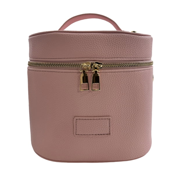 Estuche de viaje para cosméticos, organizador de maquillaje para mujer con divisor extraíble, estuche de maquillaje impermeable, neceser para vacaciones de tocador.