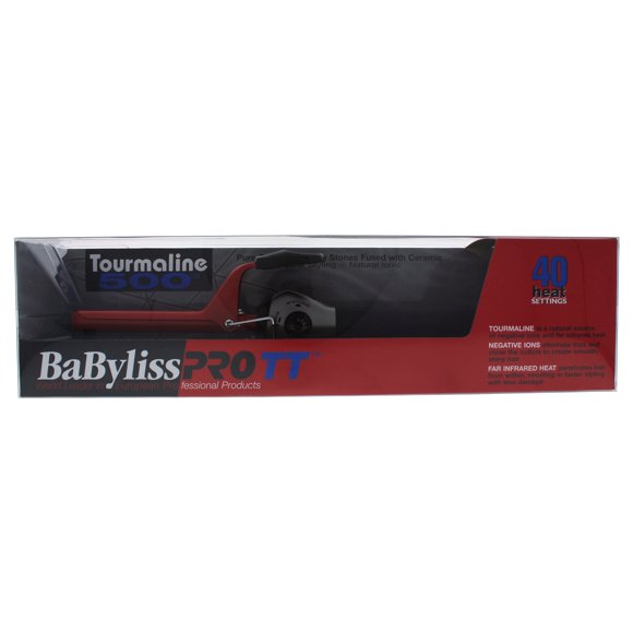 Babyliss PRO TT Tourmaline 500 Fer à Friser en Céramique - Modèle No BTM5058SC - Rouge/noir par BaBylissPRO pour U