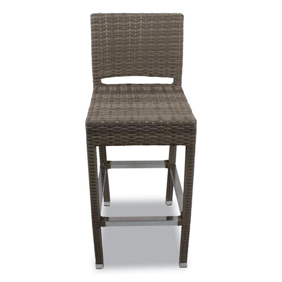 JMC Furniture JMCGAMBSIVY Gama Series Barstools, Supports Up to 300 lbs, 31.25 in. Seat Height, Ivory Seat, Ivory Back, Ivory Base