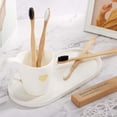 thumbnail image 4 of 20 piezas de Cepillos de dientes de bambú biodegradables LIUYMXG con cerdas suaves, 4 of 5