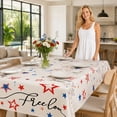 thumbnail image 3 of Patriotic Table Runner 33 x 229 cm American Flag Inspired Star Striped Pattern for Dining Kitchen Parties Events, 3 of 5