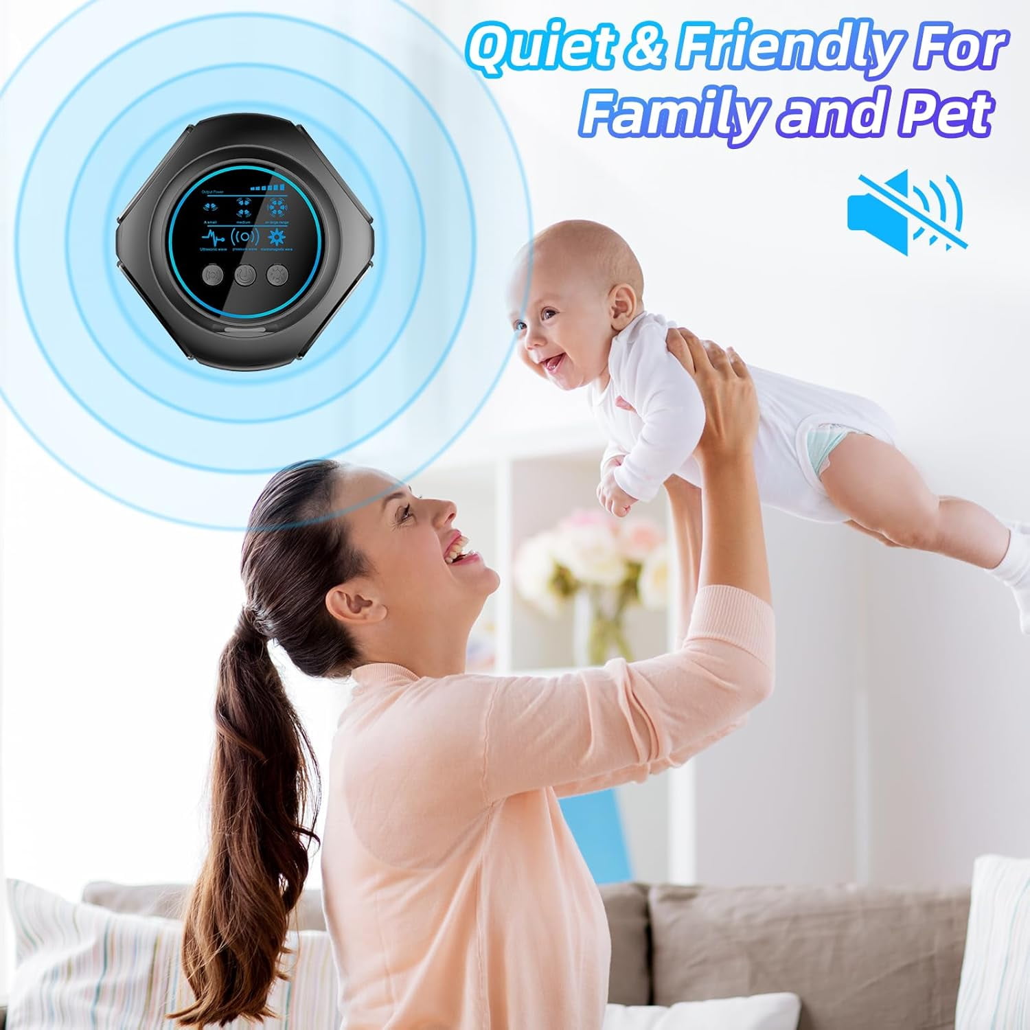 2026 Mice Rat Rodent Repelent Plug in, Ultrasonic Mouse Squirrel Spider Deterrent Device for Fleas, Bat, Rat, Roach, Pest Control Indoo for House, Kitchen, Warehouse, Basement, Garage, Office