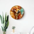 thumbnail image 4 of 14 Inch Wall Clock Battery Operated Silent Clock Decorative for Office, Kitchen, Outdoor, Living Room，Watercolor Golden Retriever Dog with Butterfly Animals Amazing, 4 of 4