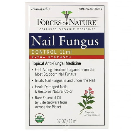 Forces Of Nature, Nail Fungus Control, Extra Strength, 0.37 (11 Ml), Pack of 2