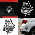 thumbnail image 1 of SPRING PARK Adventure Awaits Tree Tent Mountains Car Vehicle Reflective Decals Sticker Decor, 1 of 7
