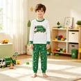 thumbnail image 2 of FEDPOP Boys Garbage Truck Graphic Cotton Pajamas 2-Piece Long Sleeve Kids Sleepwear Pjs Set Size 3T, 2 of 7