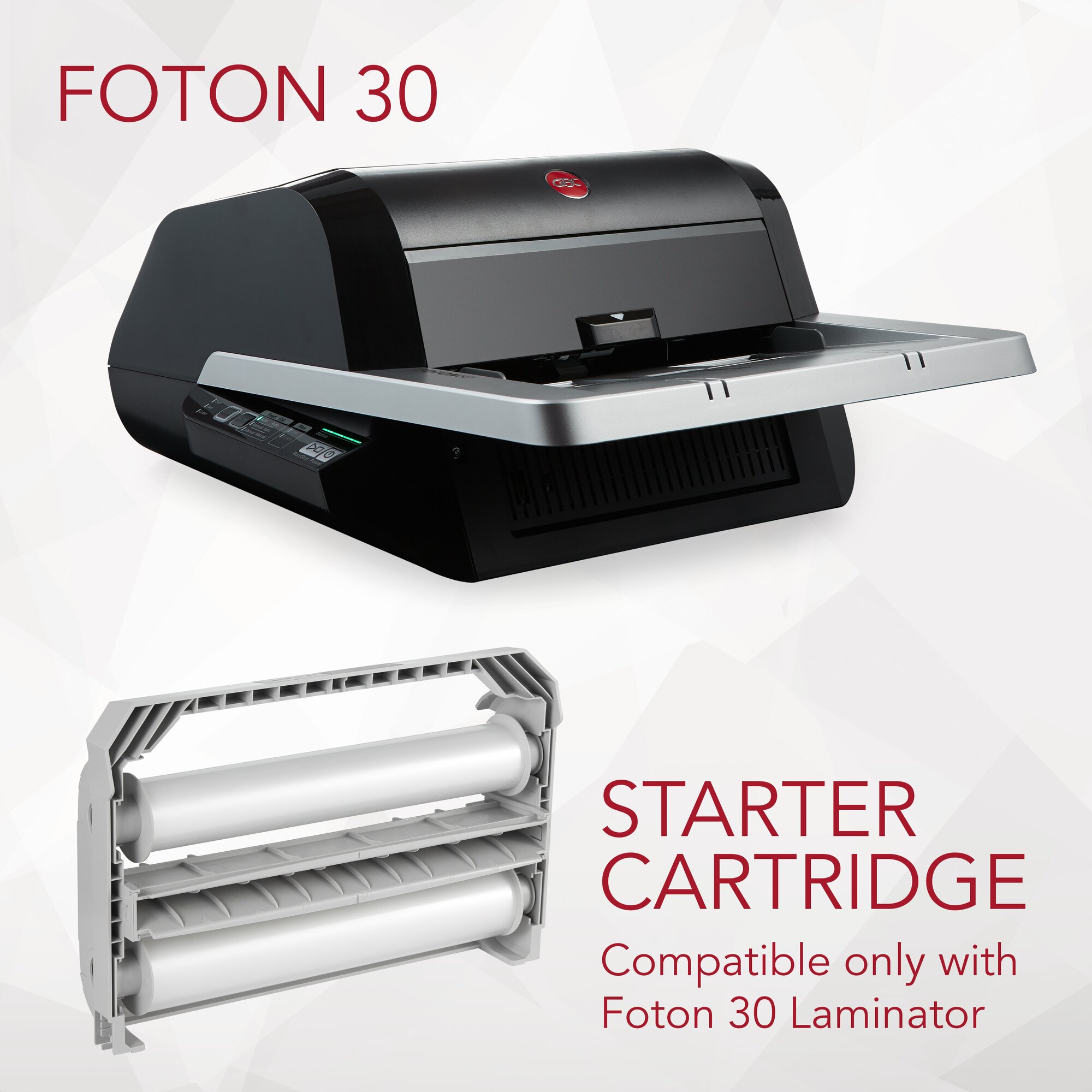GBC Foton 30 Automated Pouch-Free Laminator Starter Film Cartridge Included -