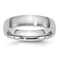 thumbnail image 1 of Bague en Satin Demi-Rond Gravable Chrome 5mm Taille 10 Bijoux Cadeaux pour Femmes, 1 of 4