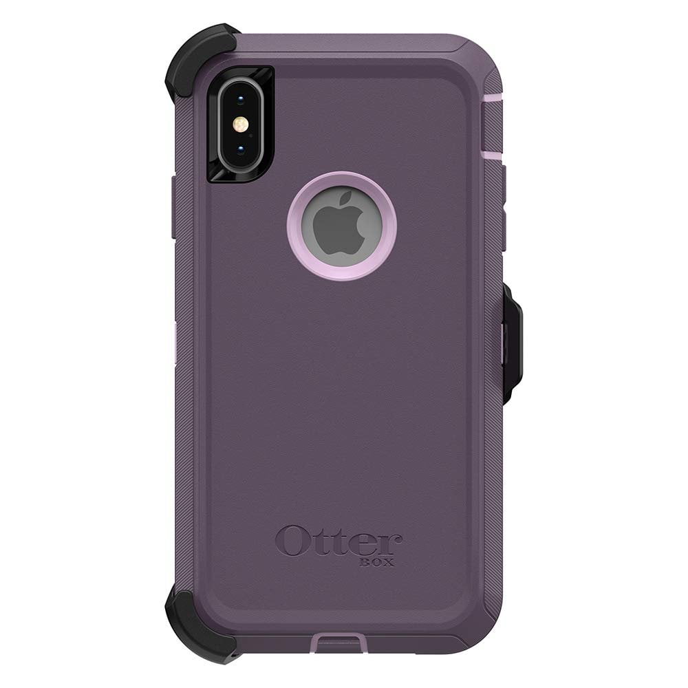 OtterBox DEFENDER SERIES SCREENLESS EDITION Case for iPhone Xs Max - Frustration Free Packaging - PURPLE NEBULA WINSOME ORCHID/NIGHT PURPLE