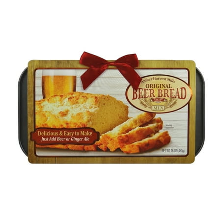 (2 Pack) Amber Harvest Mills Original Beer Bread Baking Mix 16 oz. (Best Ever Christmas Mix)