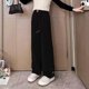 thumbnail image 5 of Cowsor Girl's Wide Leg Sweatpants High Elastic Waist Straight Leg Baggy Jogger Pants with Pocket, 5 of 7