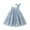 Sky Blue, variant on Girls Sleeveless Tank Dress,Cute Summer Outfits for Girls