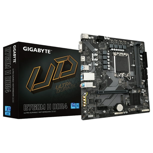 GIGABYTE Mainboard B760M H DDR4 Micro ATX Intel Socket LGA
