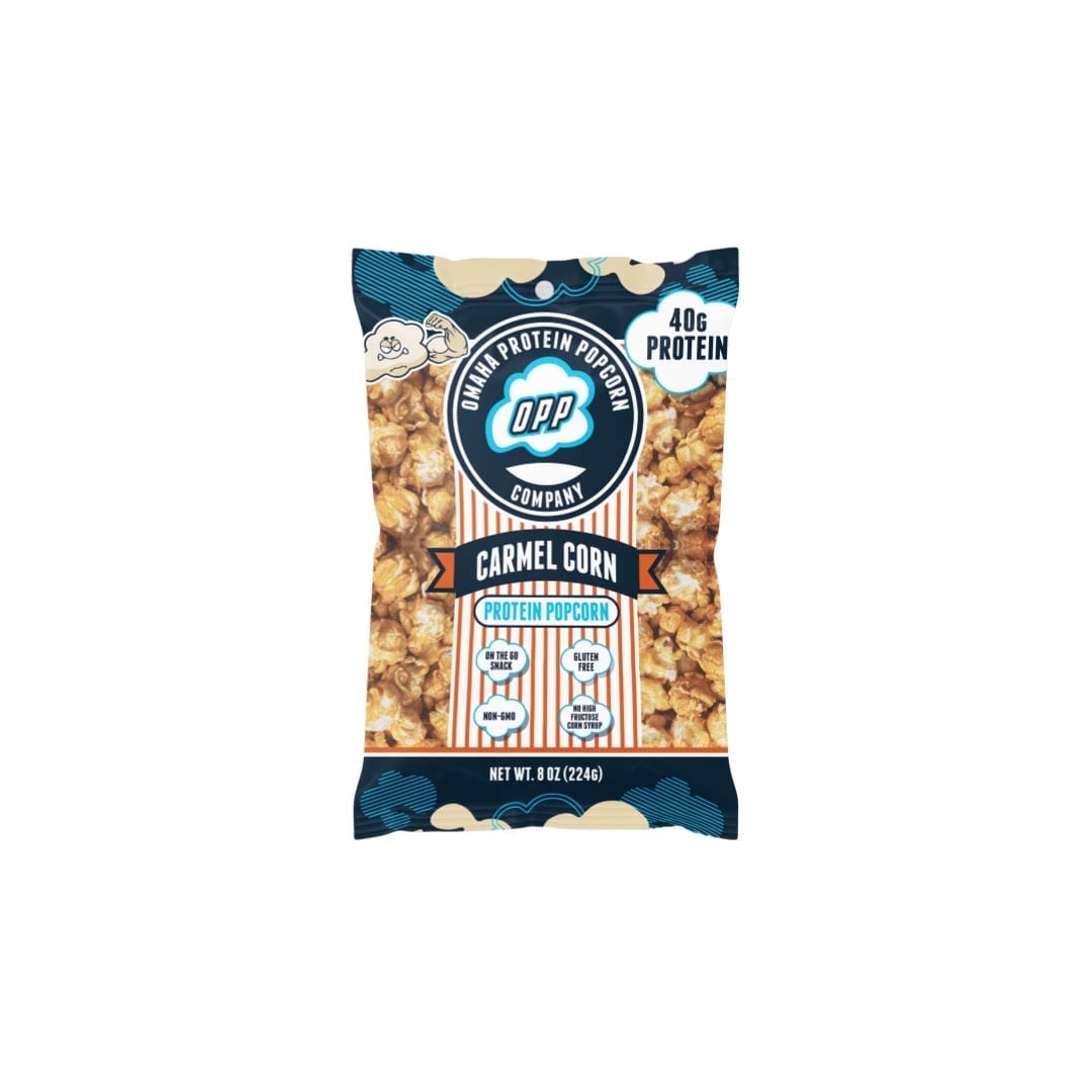 Omaha Protein Popcorn- Carmel 2 pack