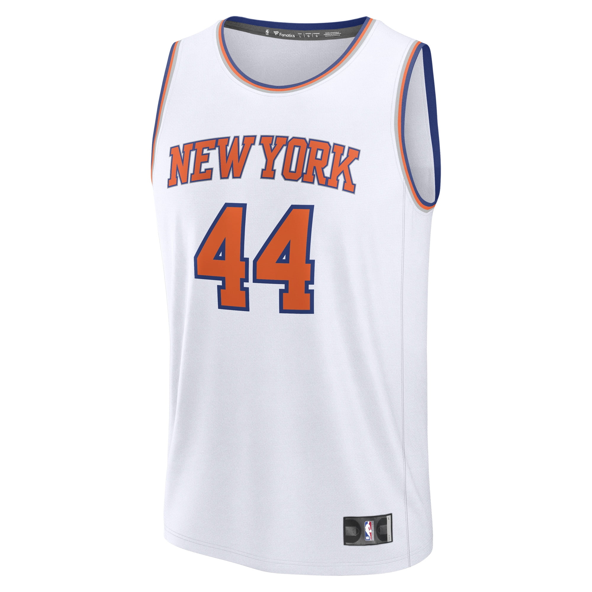 Men's Fanatics Landry Shamet White New York Knicks Fast Break Replica Player Jersey - Association Edition